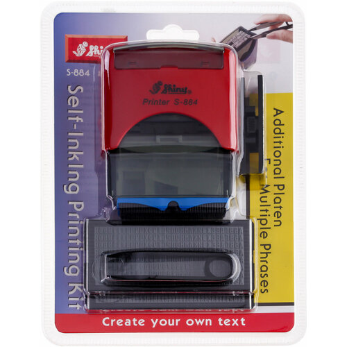 Самонаборный штамп Shiny S-884, 58х22 мм, до 5 строк