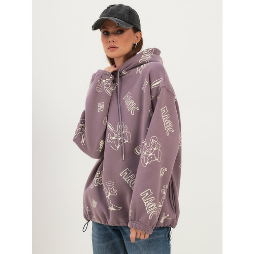 фото Худи, размер onesize, фиолетовый briskir