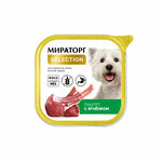 Влажный корм для собак мелких пород Мираторг Extra Meat Selection, с ягненком, паштет 16 шт х 100 гр - изображение