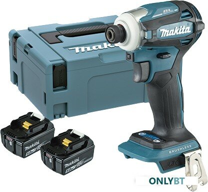 Гайковерт Makita DTD172RTJ аккум. патрон:шестигр.1/4" (кейс в комплекте) - фото №1