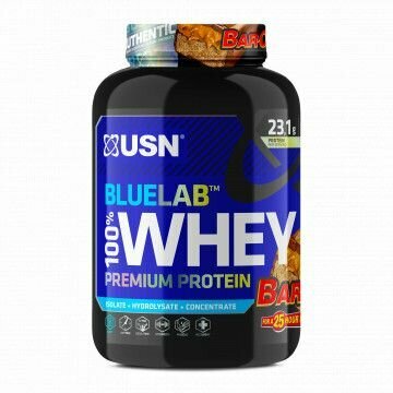USN BlueLab 100% Premium Whey Bar One блюлаб 100% ВЕЙ премиум протеин со вкусом шоколадного батончика, порошок, 2 кг