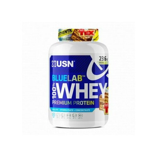 USN BlueLab 100% Premium Whey TEX блюлаб 100% ВЕЙ премиум протеин со вкусом шоколадной вафли, порошок, 2 кг