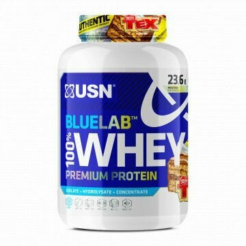 USN BlueLab 100% Premium Whey TEX блюлаб 100% ВЕЙ премиум протеин со вкусом шоколадной вафли, порошок, 2 кг