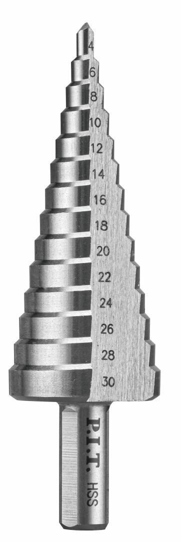 фото Сверло ступенчатое P.I.T. 4-30мм 14 ступеней(AMED08-0430)