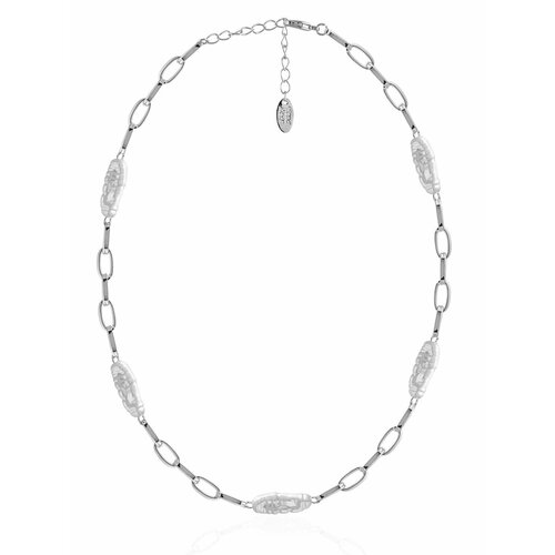 Чокер LN ONE, жемчуг имитация, длина 44 см, белый