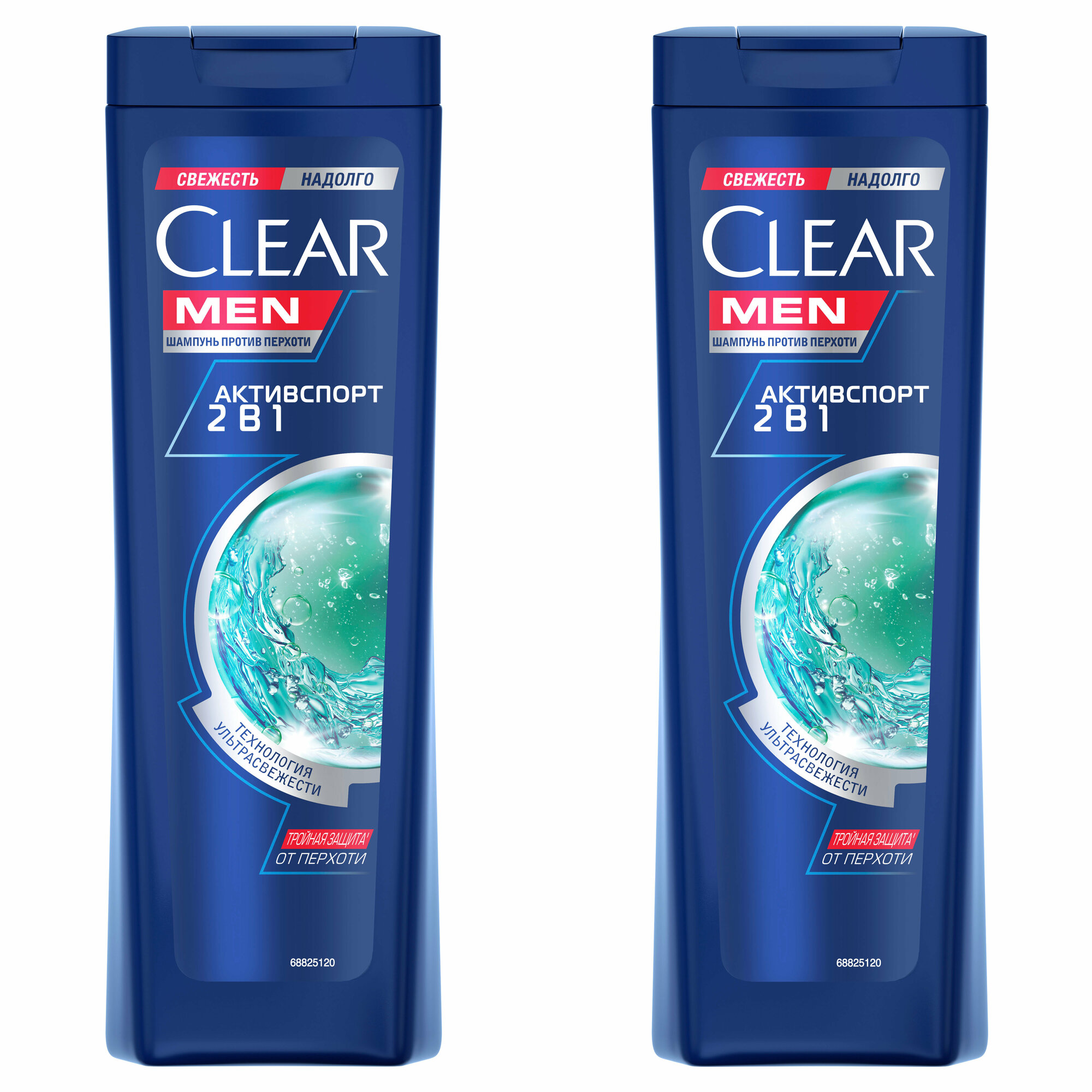 Шампунь Clear MEN 2в1 Активспорт 200мл (2 шт )