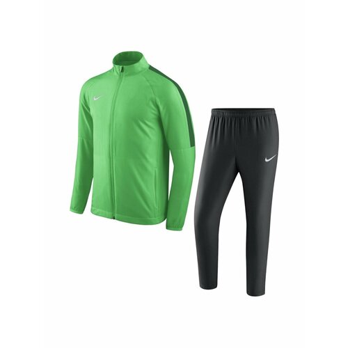 Костюм спортивный NIKE, размер S, зеленый, черный костюм размер s черный зеленый