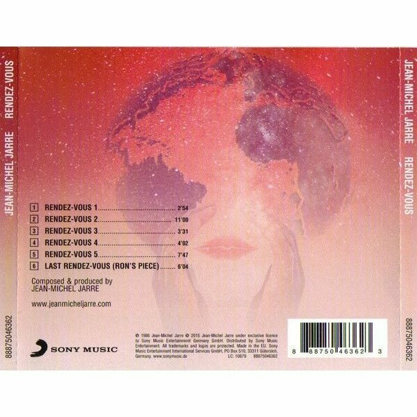 Компакт-Диски, Sony Music, JEAN MICHEL JARRE - Rendez-Vous (CD) Медиа - фото №5