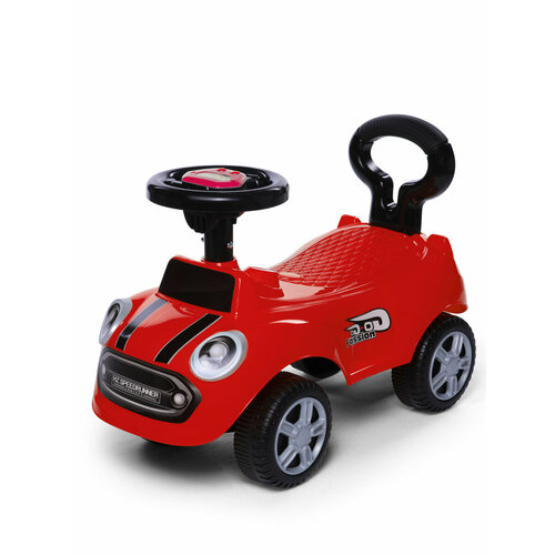 Каталка-толокар Babycare Speedrunner с музыкальным рулем (616A), красный каталка детская dreamcar babycare музыкальный руль лазурный