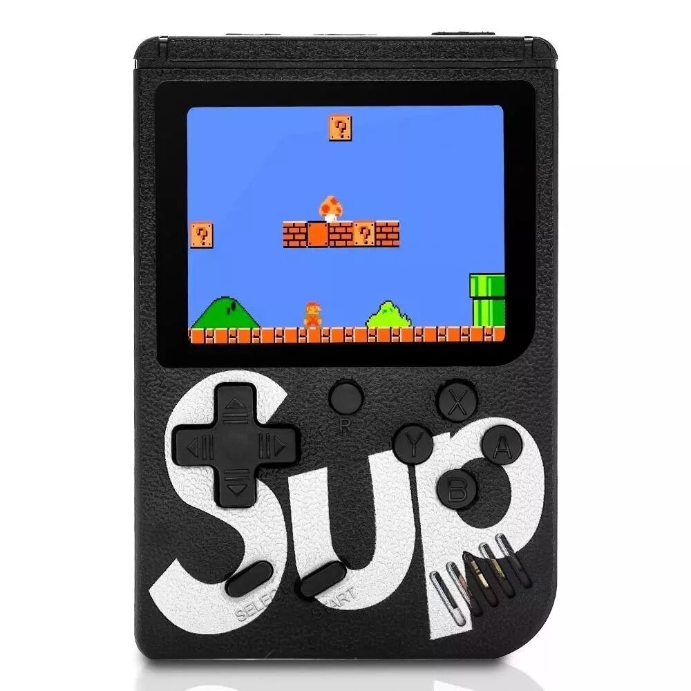 Портативная игровая приставка SUP GAME BOX PLUS 400 в 1, черный