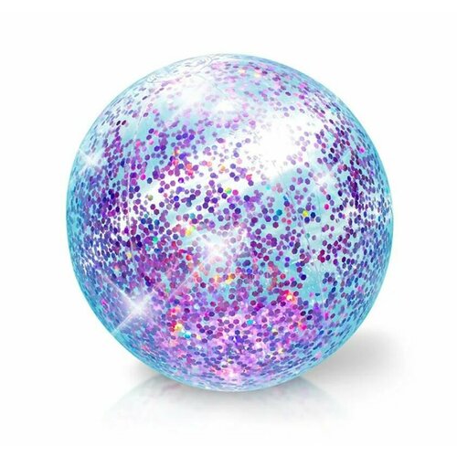Игрушка шарик эластичный антистресс голубой с блестками игрушка антистресс эластичный шарик