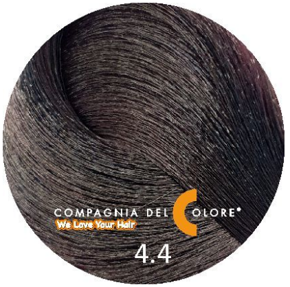 COMPAGNIA DEL COLORE краска для волос 100 МЛ AMMONIA FREE 4.4