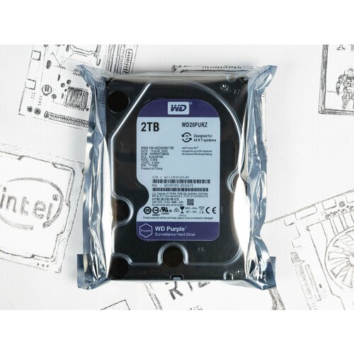 35 жесткий диск Western Digital Purple 2Tb 692000₽