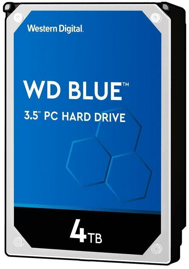 Жесткий диск WD SATA-III 4TB WD40EZAX Desktop Blue (5400rpm) 256Mb 3.5