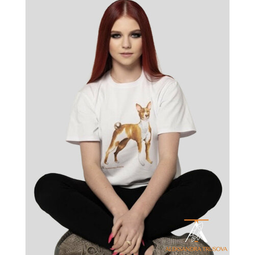 фото Футболка katee’s kids мерч трусова, размер 146-152, белый