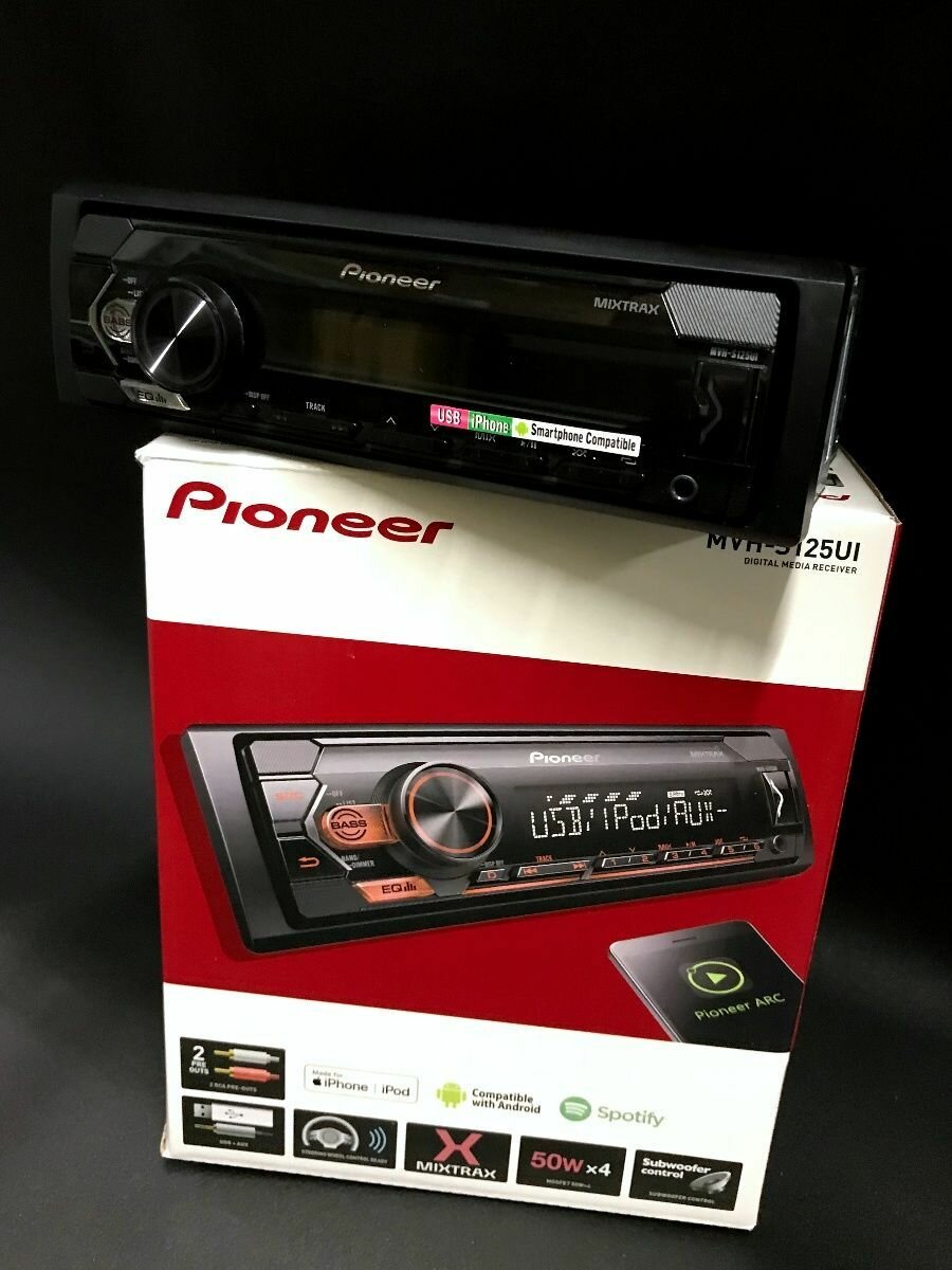 Автомагнитола Pioneer MVH-S125UI - фото №2