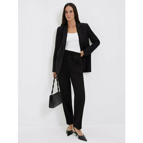 фото Брюки zarina, размер s (ru 44)/170, черный