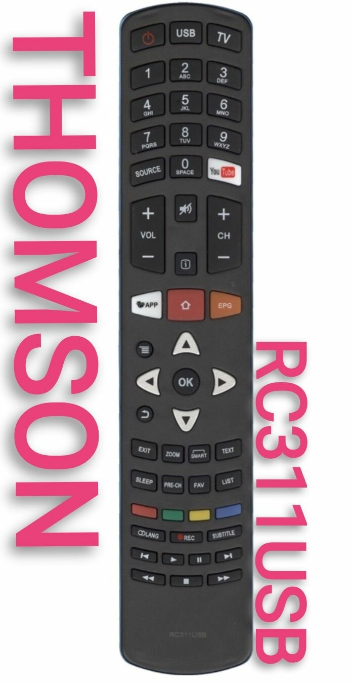 Пульт RC311USB SMART для THOMSON/томсон телевизора