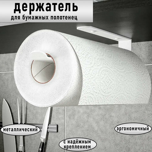 Держатель для бумажных полотенец 25х7 см ГеоПластБорд D06W цвет белый