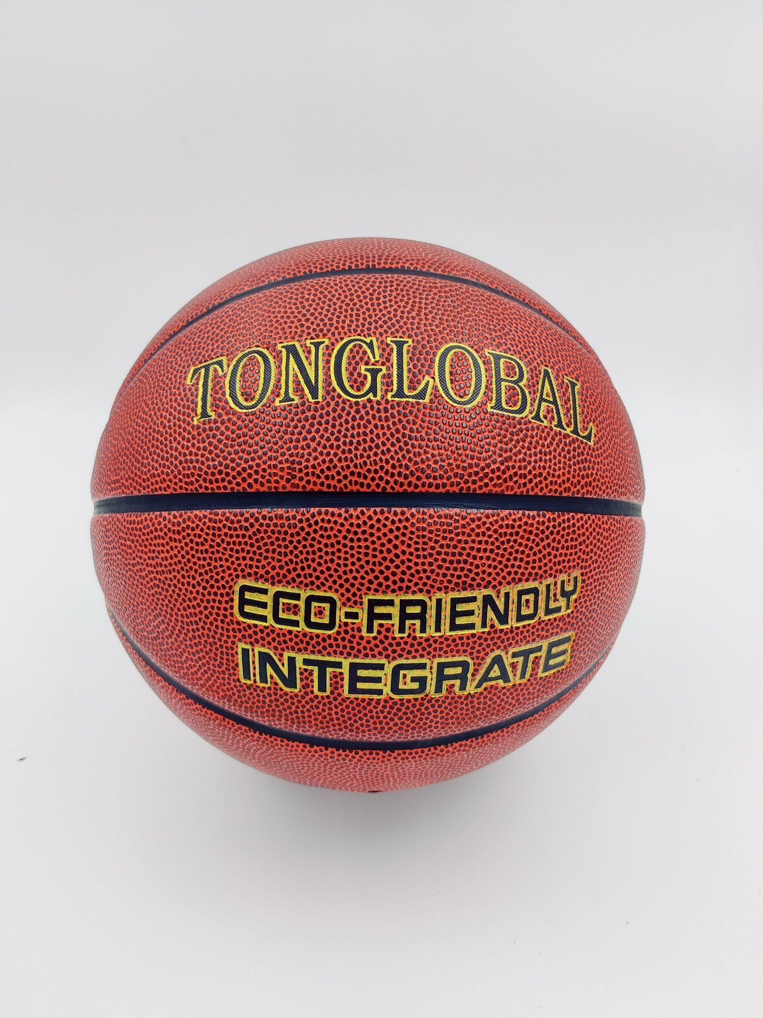 Профессиональный баскетбольный мяч Люкс качества коричневый