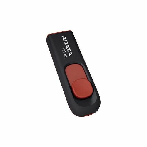 Флешка USB A-Data Classic C008 16ГБ, USB2.0, красный и черный [ac008-16g-rkd]