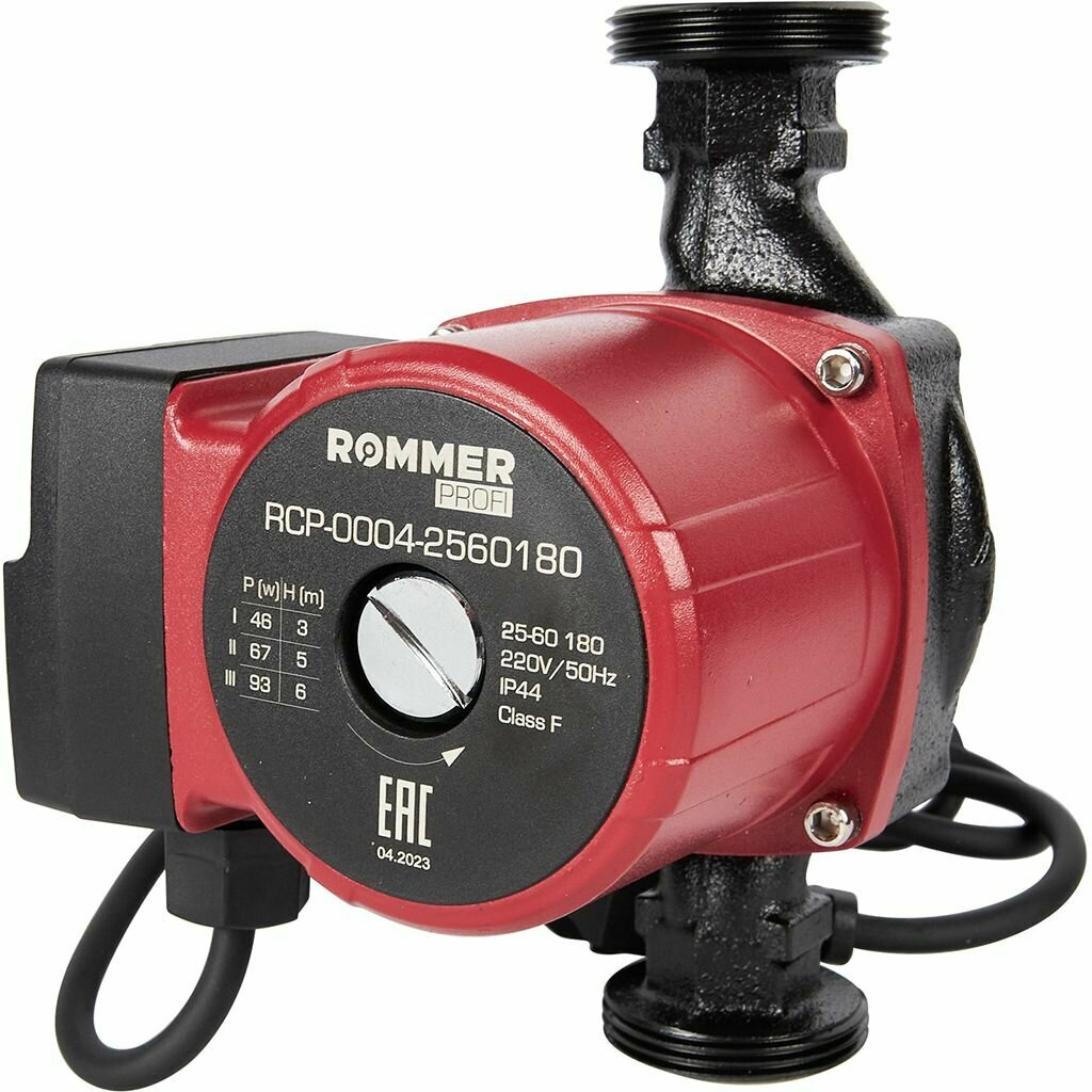 Циркуляционный насос Profi 25/60-180 ROMMER RCP-0004-2560180