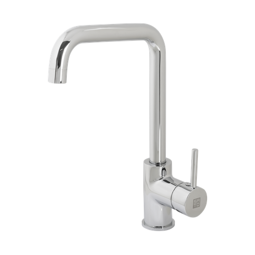 Хромированный смеситель для кухни SATO AK202607-1 с высоким изливом