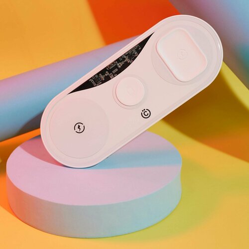 Беспроводное зарядное устройство 3в1 всёгазин, 15Вт, планшет, белый