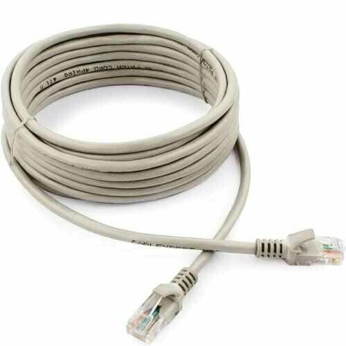 Патч-корд UTP CAT5e 3м Гарнизон PC-UTP-5e-3 RJ-45 кабель - серый патч корд гарнизон cca light utp кат 5e 1м литой многожильный чёрный pc utp 5e 1 bk