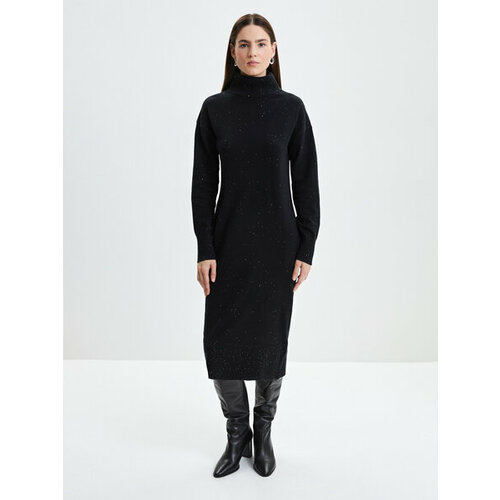 фото Платье zarina, размер xs (ru 42), черный