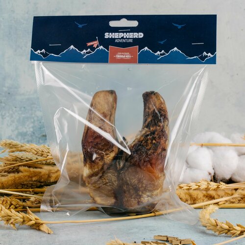 Нога говяжья копыто 1шт натуральное сушёное лакомство для собак