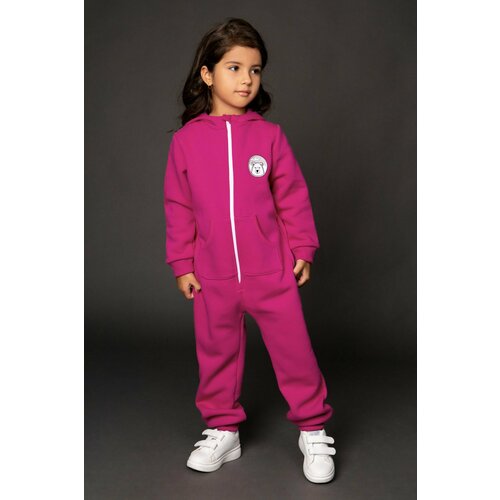 фото Комбинезон little world of alena, размер 80-86, фуксия