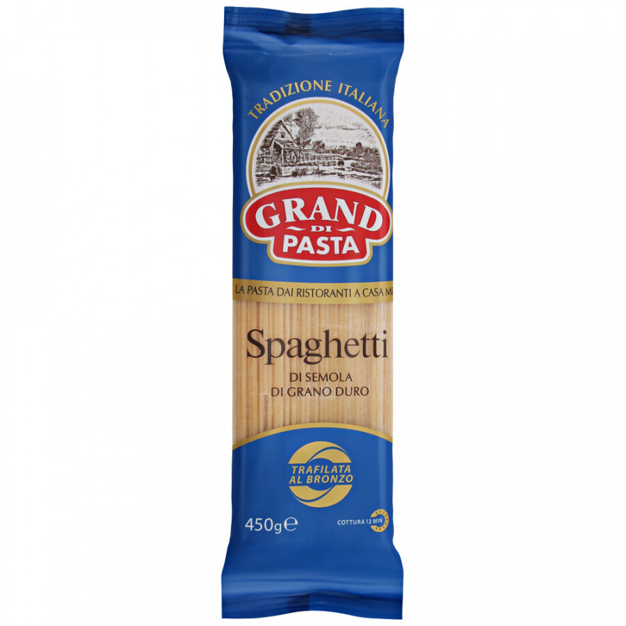 Упаковка 20 штук Спагетти Grand Di Pasta 450г