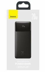 Внешний аккумулятор Power Bank Baseus Bipow Digital Display Fast Charge 20000mAh 20W черный