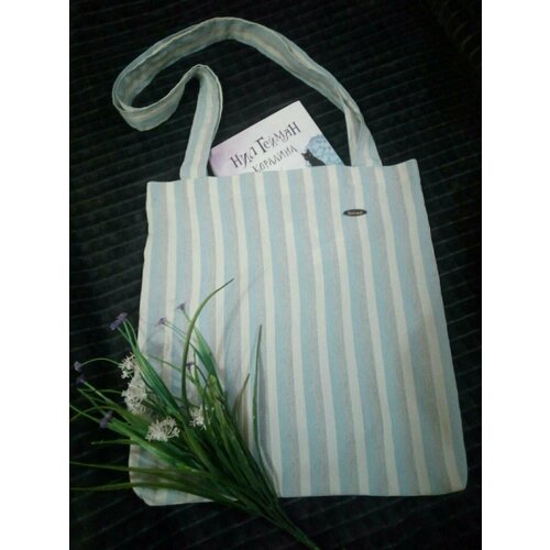 фото Сумка шоппер , голубой fsb1