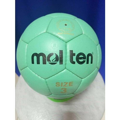 Для гандбола размер 3 Мяч гандбольный MOLTEN зеленый