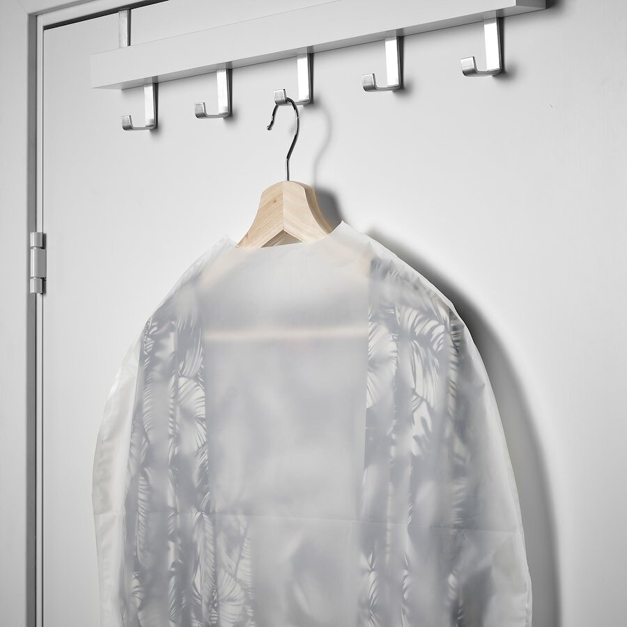 Чехол для одежды икеа RENSHACKA, 2 шт, 105х60 см, белый - фотография № 3