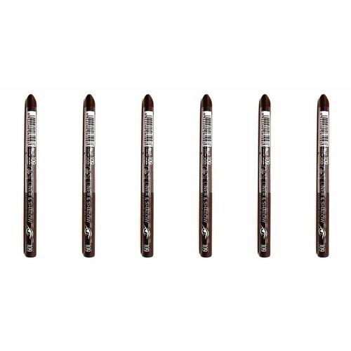 Tf cosmetics Карандаш контурный автоматический для глаз темно коричневый6 шт 834₽