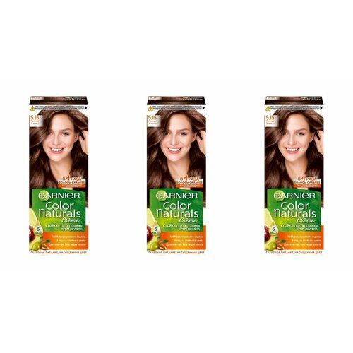 Garnier Краска для волос Color Naturals, тон 515 Пряный эспрессо, 110 мл - 3 шт