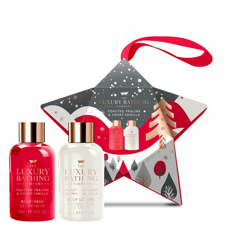 The Luxury Bathing Company / Обжаренный пралине и сладкая ваниль / Подарочный набор 