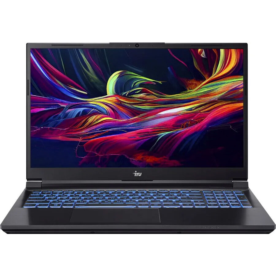 Ноутбук iRU Калибр 15ALC, 15.6" (1920x1080) IPS/Intel Core i5-12500H/8ГБ DDR4/256ГБ SSD/GeForce GTX 1650 4ГБ/Без ОС, черный (1988030)