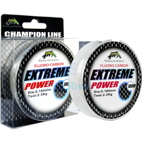 фото Леска strike pro fluorocarbon extreme power 0.165 100м