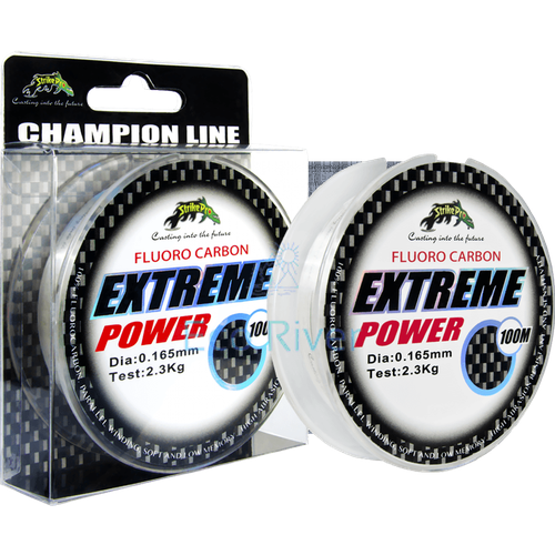 fluorocarbon strike pro the best leader 0 80mm 29 0кг 30m Леска STRIKE PRO Fluorocarbon Extreme Power 0.165 100м