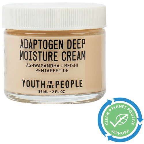 Youth To The People увлажняющий крем Adaptogen Deep Moisturizing Cream with Ashwagandha + Reishi