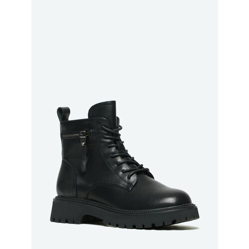 ботинки converse демисезонные натуральная кожа водонепроницаемые высокие размер 36 5 черный Ботинки VITADELA, размер 36, черный