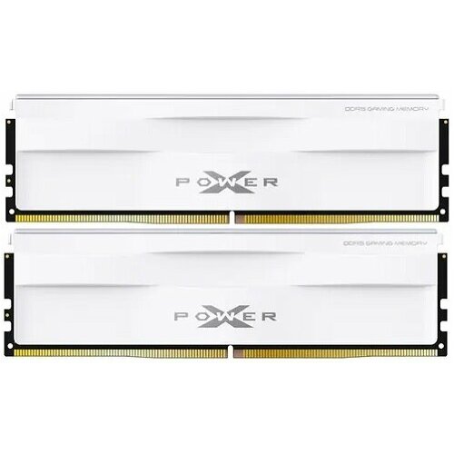 Модуль памяти Silicon Power 32GB 5600МГц XPOWER Zenith DDR5 CL40 DIMM KIT of 2 2Gx8 SR White 1902800₽