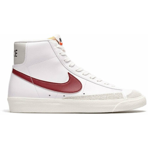 фото Кеды nike blazer mid '77 vintage, размер 12 us, бордовый, белый