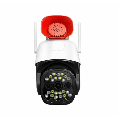 Камера видеонаблюдения работает от сим-карты с микрофоном ночная съёмка датчик движения поворотная для дома и улицы4G5 МП 340000₽