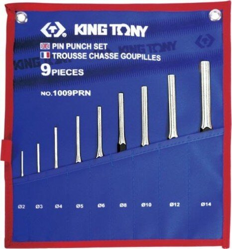 Набор выколоток KING TONY 9 предметов 1009PRN