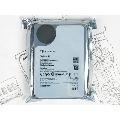 35 жесткий диск Seagate SkyHawk AI 10Tb 2216200₽